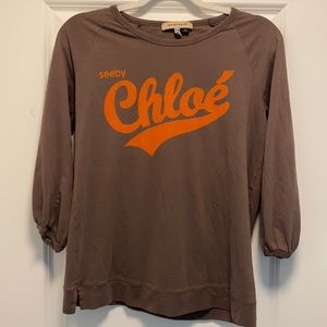 SEE BY CHLOE three quarter length sleeve top